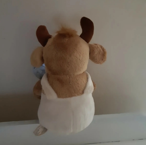 1986 Carousel Softoys Cow Plush 24 K, beige and White 14inches tall - Picture 6 of 6